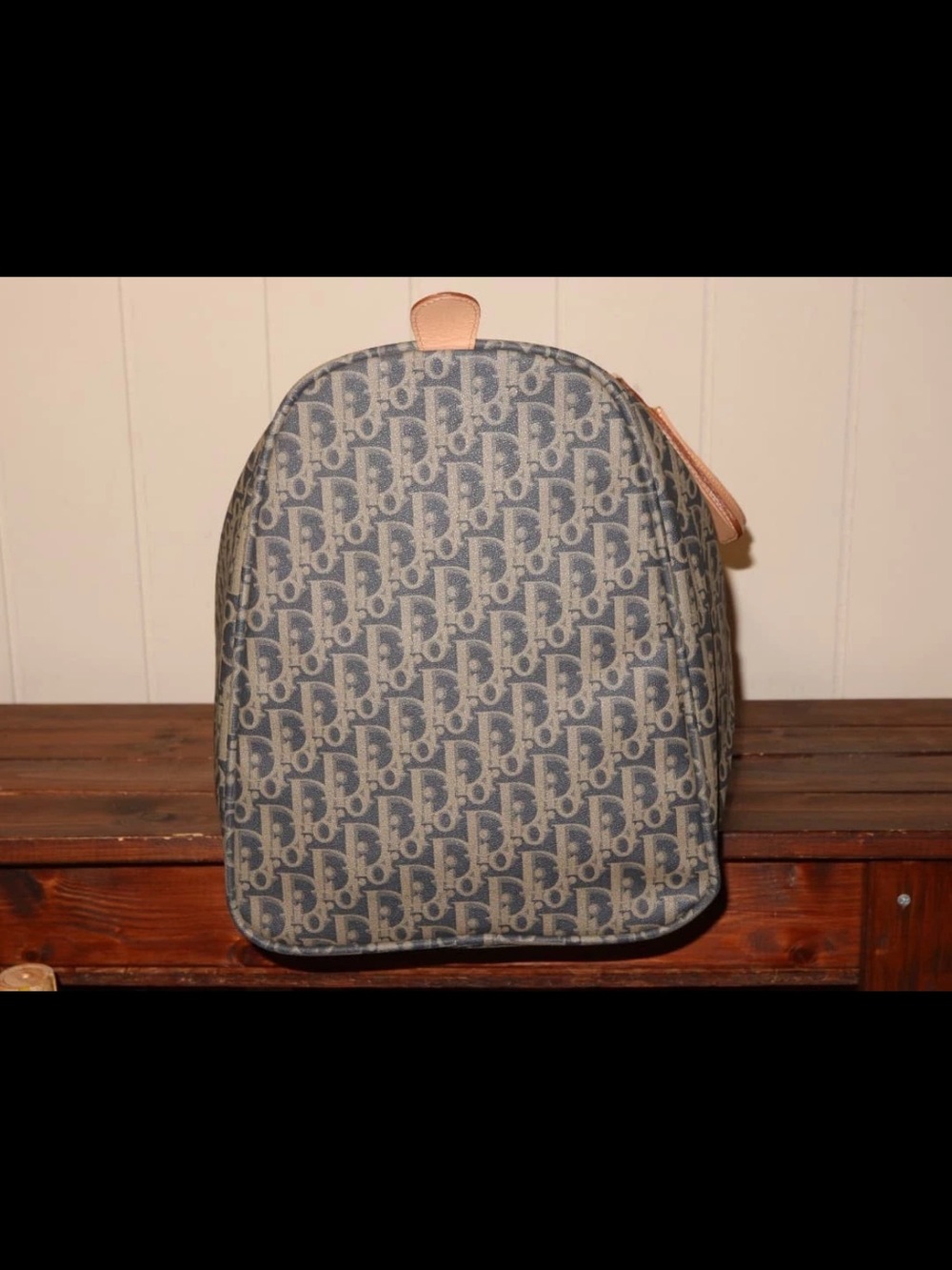 Dior Brown Beige Monogram Boston Travel Bag - Picture 4 of 14